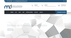 Desktop Screenshot of mdwebmarketing.com.br
